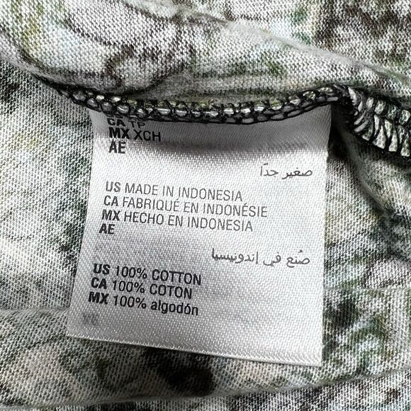 International Concepts Hooded Shirt Mens size X-Small Green Snake Print NWT - Picture 10 of 11